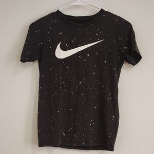 Nike Black T-Shirt with White Logo